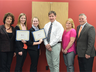 2016 Marlborough Regional Chamber of Commerce 2016 Cathy Gregory Mogavero BPA scholarship recipients 