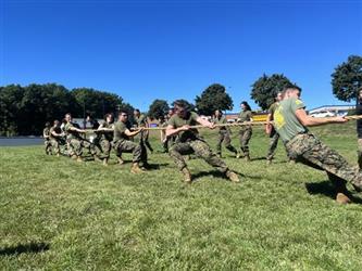 mjrotc students outdoors