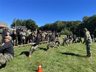 mjrotc students outdoors
