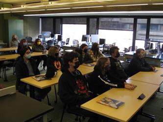 Students at desks