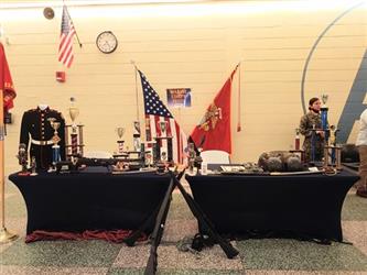 MJROTC Recruiting booths