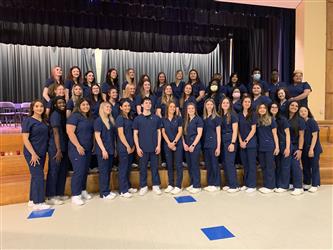 Health Tech CNA Pinning ceremony for seniors